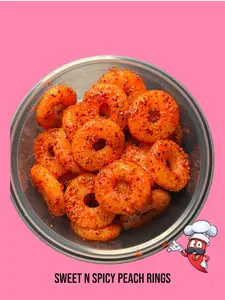 Chentes Sweet N Spicy Peach Rings