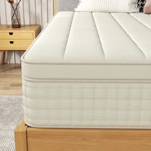 12,14 lnch Queen Mattress King, Twin, Full Mattress,Equipped with Individually Wrapped Pocket Springsin a Box. Hybrid Spring Medium Firm Mattress,mattress tag mattress king size mattress