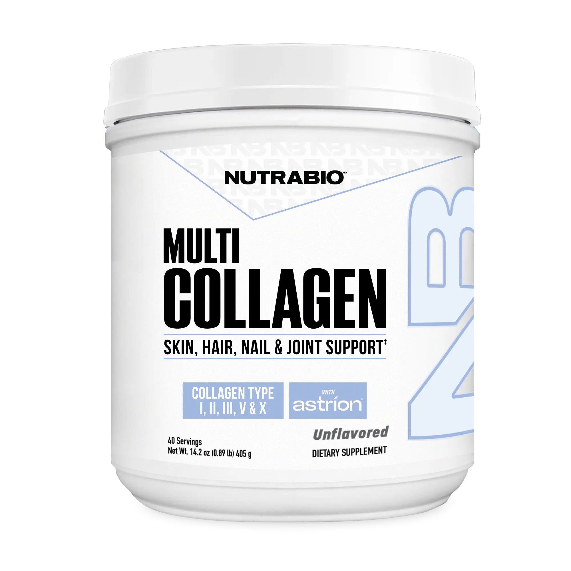 NutraBio Multi Collagen Protein Powder for Women and Men | Type I,II,III,V, X | Unflavored | Non-GMO, Gluten Free, Lactose Free, Full Label Disclosure