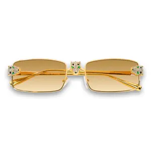 Panther Design Sunglasses – Yellow Lens Fashion Sunglasses