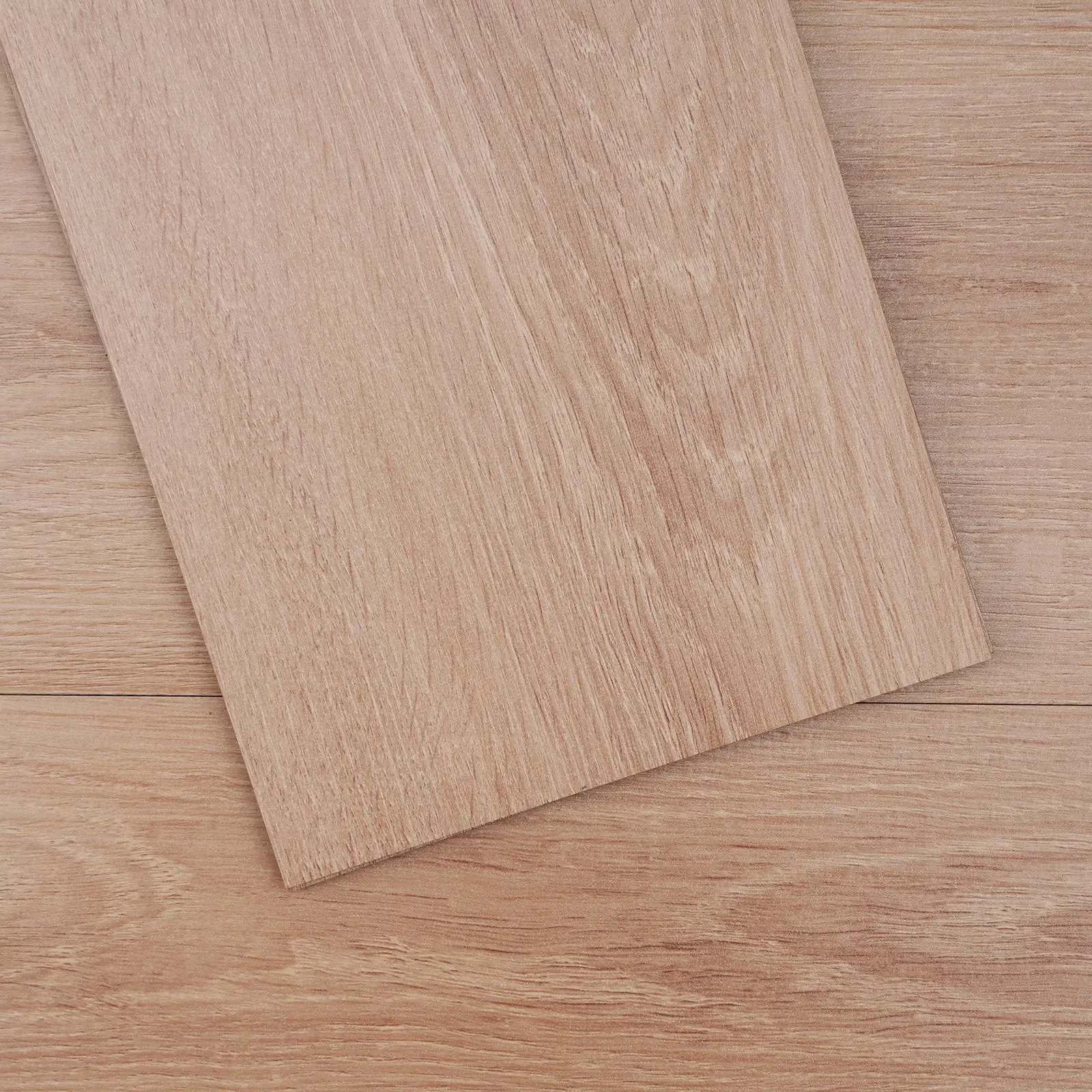 VEVOR Residential Self-Adhesive Vinyl Plank Flooring, 36x6 in, 2.5mm Thick Peel & Stick Decorative Tiles (36 Tiles), Flame-Retardant Natural Wood Grain, Easy DIY Install for Kitchens, Bathrooms#BackToSchool