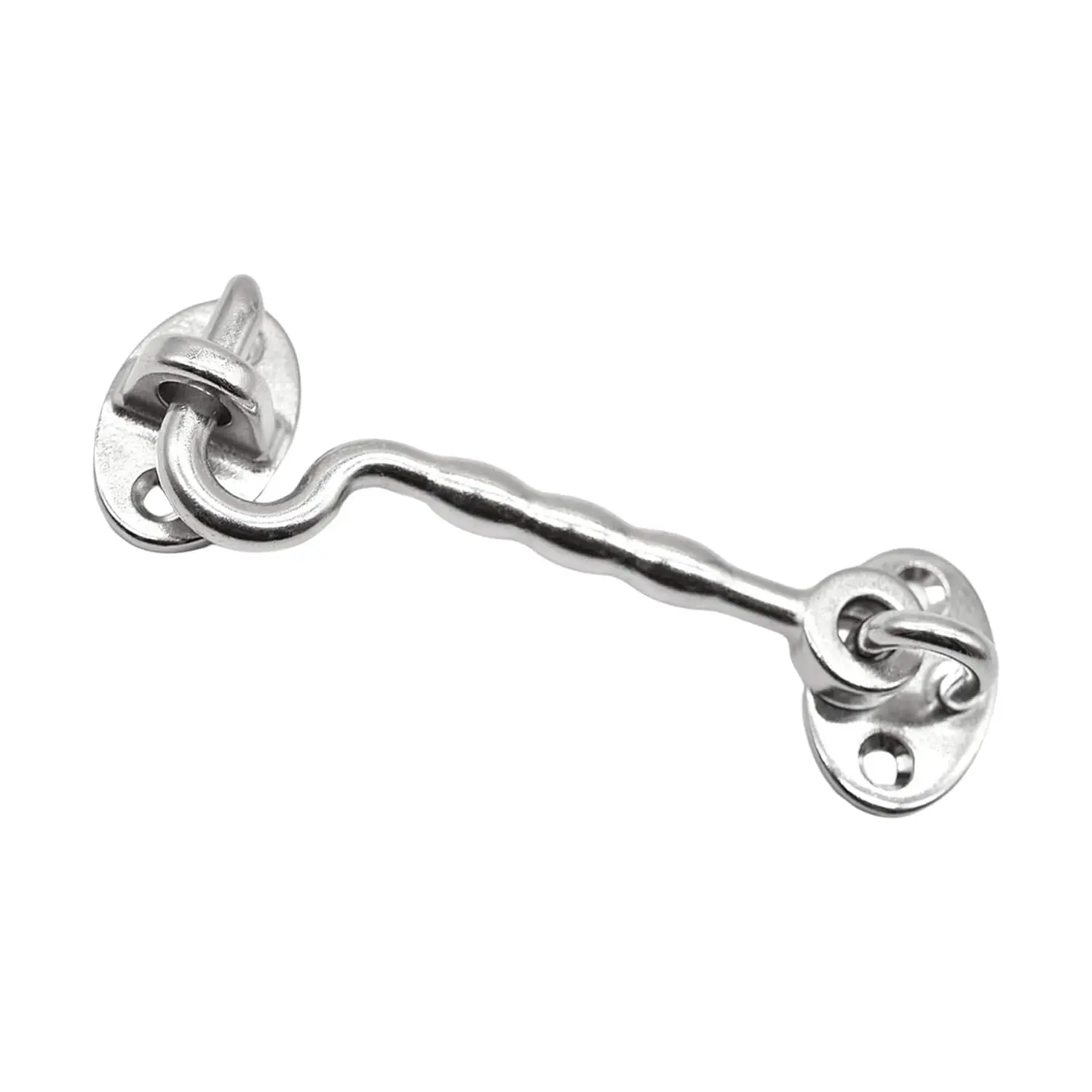 MARINE CITY Buckle Cabin Hook and Eye Latch 316 Stainless Steel Windproof Silent Holder Catch Lock for Boats Marines