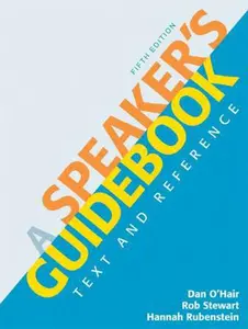 USED-A Speaker's Guidebook: Text and Reference by Dan O'Hair (Plastic Comb)