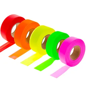 ASR Outdoor 200ft High Visibility Trail Marking Ribbon, Backpacking Safety Flagging Tape Hiking Gear in Assorted Colors