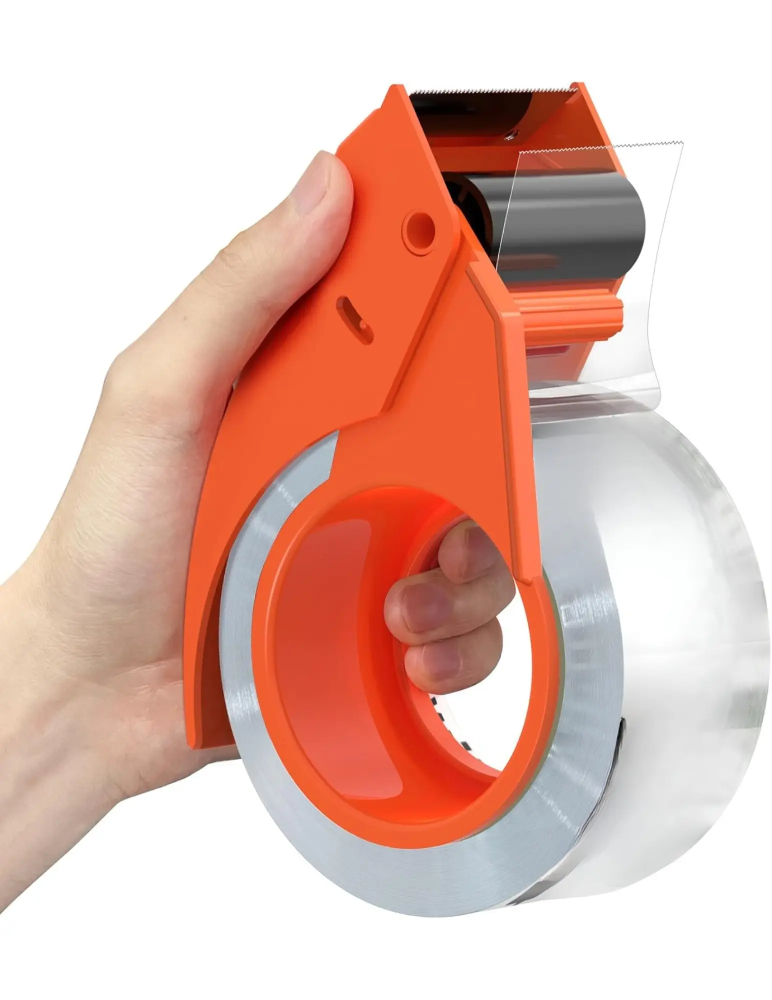 1.88 in x 66.6 YDs Heavy Duty Packing Tape with Dispenser, Strong & Durable Shipping Tape, Packaging Tape, Clear Package Tape for Shipping Moving Storage and Mailing, 1 Roll + 1 Dispenser
