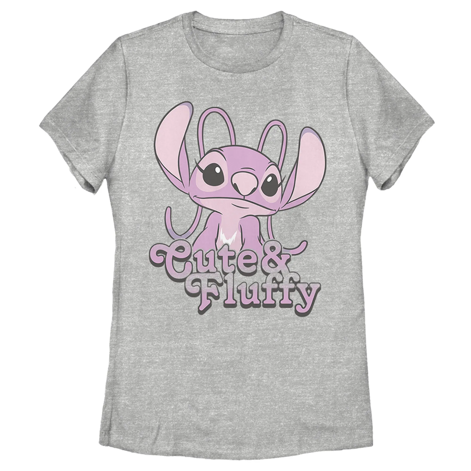Women's Lilo & Stitch Angel Cute & Fluffy T-Shirt