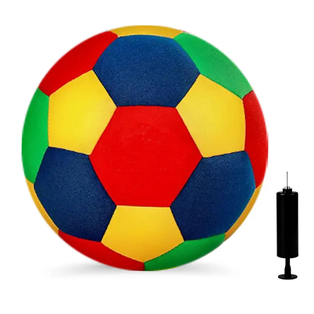 For: Children's and young-age Tarpaulin T-fabric silent indoor football, size 4.5, machine-sewn, in stock for cross-border sales