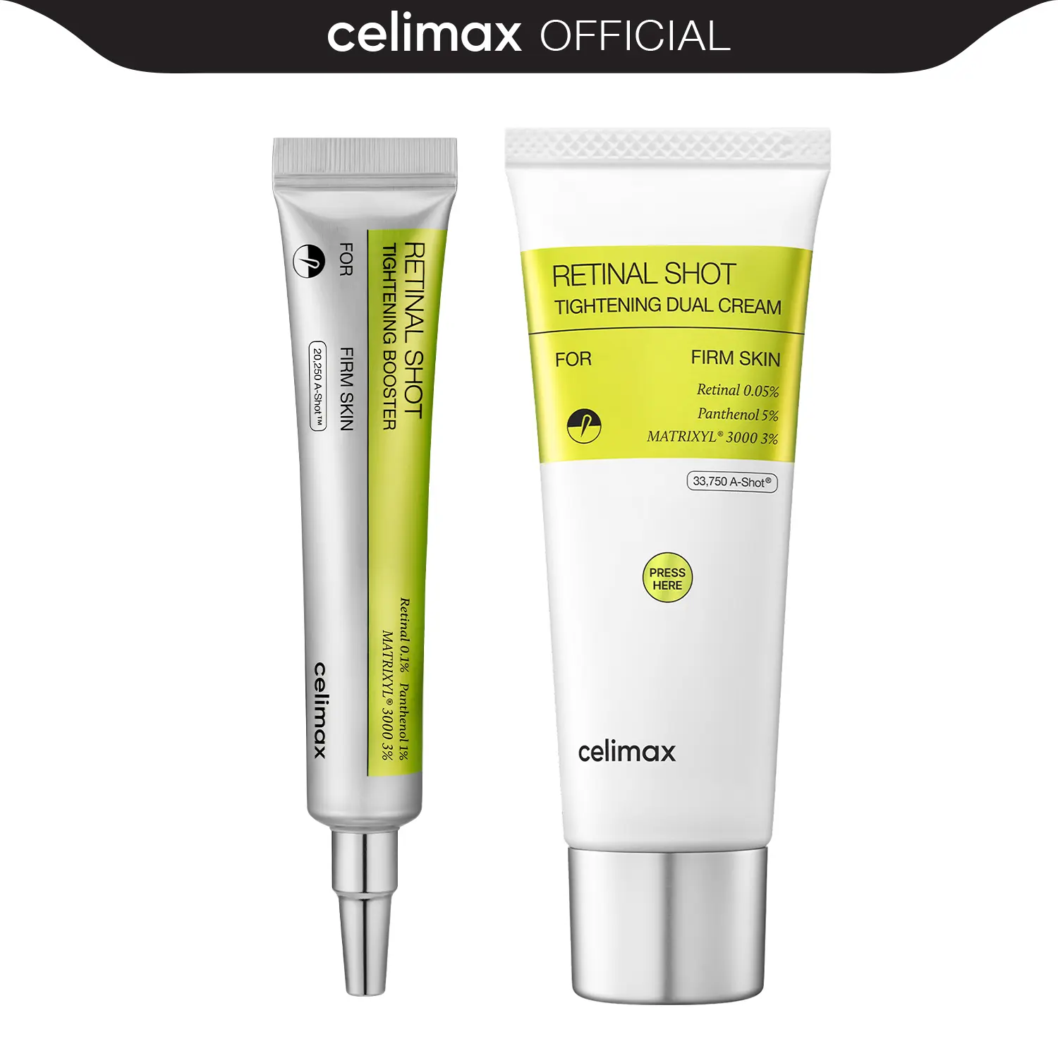 [celimax official] Retinal Power Duo | The Vita A Retinal Shot Tightening Booster & Tightening Dual Cream