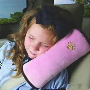2Pcs Kids Auto Pillow Car Safety Belt Protector, Soft Strap Cover & Shoulder Pad, Child-Friendly Design, Durable Comfortable