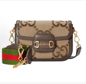 Pre-owned GUCCI Horsebit 1955 Mini Saddle Shoulder & Crossbody Bag