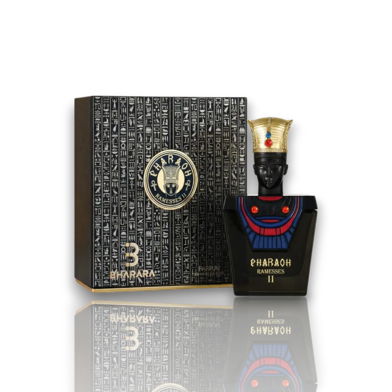 Bharara | Pharaoh | Ramesses | II | Men's Fragrance | 100 ML 3.4 OZ | Eau De Parfum | Cocoa - Saffron & Cistus