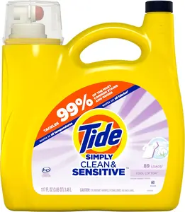 89 Loads 117 fl oz Simply Clean & Sensitive Liquid Laundry Detergent Cool Cotton Scent