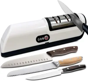 4 Gears Electric Knife Sharpener,1Count Multifunctional Knife Sharpener, Household Knife Sharpener for Kitchen, Kitchen Gadgets, Gift