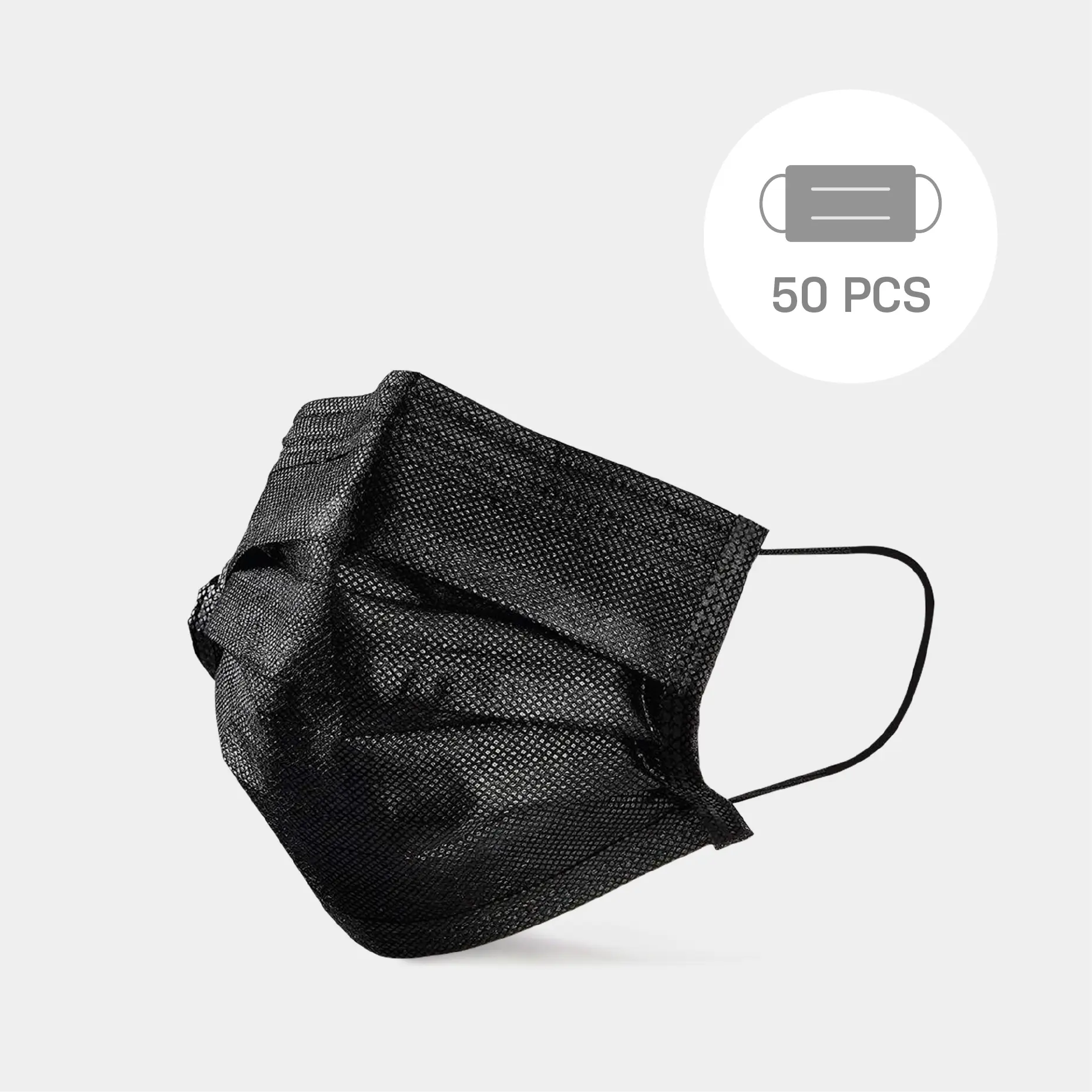 Black Disposable Surgical Masks 3-Ply Black Disposable Surgical Masks 3-Ply