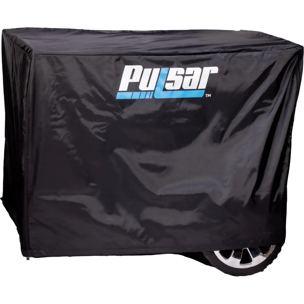 Pulsar Heavy-Duty Polyester Waterproof Outdoor Cover - Universal-Fit Large-Size Portable Generator Protector, Black, Affordable Cost, Portable Protection, All-Purpose Cover