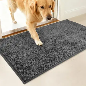 60"x24" Indoor Dog Door Mat - Absorbent Quick-Drying Decorative Rug Doormats, Non-Slip Washable Mud Rug for Entryway, Soft Paw-Friendly Household Textile