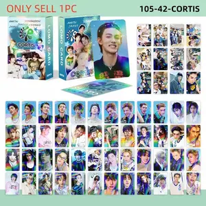 60 Pcs Cortis Group Collection Double-Sided Star Photo Cards, Photocard, Perfect for Room Decor, Photo Wall, Notebook, Ideal Holiday Gift