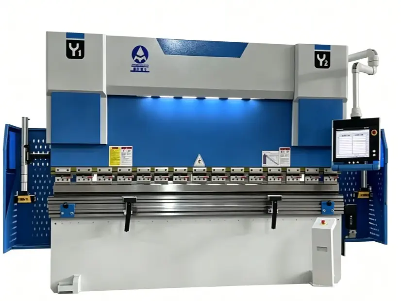 Delem DA66t Bending Machine CNC Hydraulic Press Brake with 6+1 Axes, 250 Tons