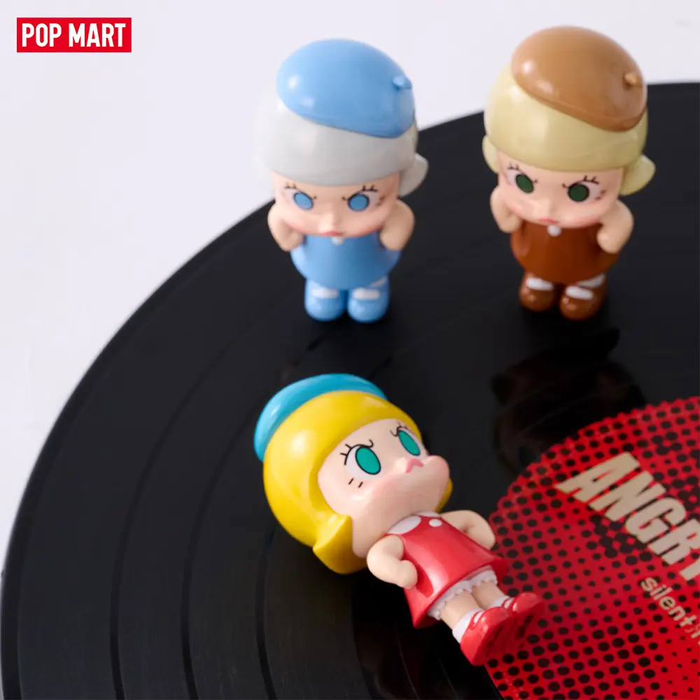 POP MART Angry Molly Mini Figure Set - Long Play 9, Collectible