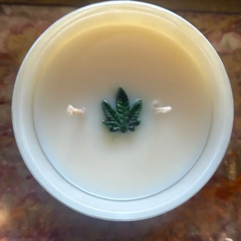 LAVENDER HAZE scented vegan hand poired coconut soy wax candle