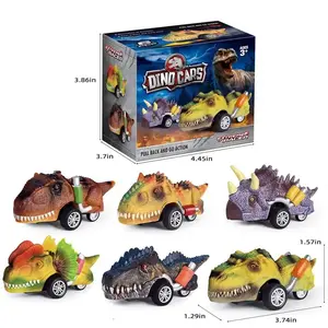 Dinosaur Backyard Toy Car Set, Includes Dino & Mini Monster Cars, Perfect Gift for Kids Ages 3+, Fun Outdoor Play Accessories