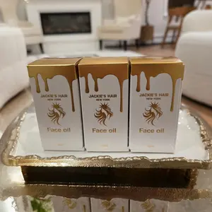 3x Face Oil Bundle - Jackie's Hair New York Radiance Boosting Velvety Botanical Elixir Serums Daily Lightweight Plant Vitamins Skin Repair Radiant 30ml Bottle