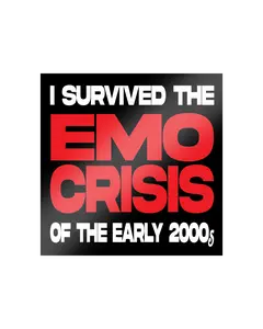 Emo Crisis Sticker