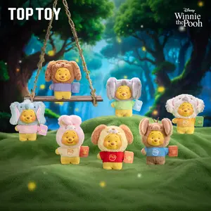 【TOPTOY】Disney Winnie the Pooh Fairytale Series Vinyl Plush Toy – Cute Collectible Figures for Fans & Gifts summerwins