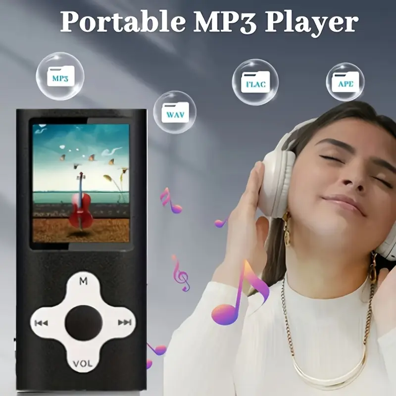 Classic Mp4 Player with Video Playback, Image Browser, Ebook Reader, Voice Recorder, 32GB Memory Card, Multi-Color, 1pc, Portable Music Player