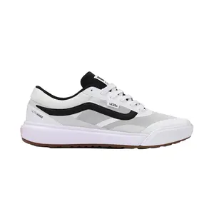 VANS MTE Ultrarange 2.0 Men's Buckless Anti-Skid Casual Trainers - White/Black VN000D60YB21 RPET Textile Sock-Fit Bootie, Walking Sneaker with Ultracush Midsole, FSC Rubber Waffle Outsole, Walking Shoes, Footwear