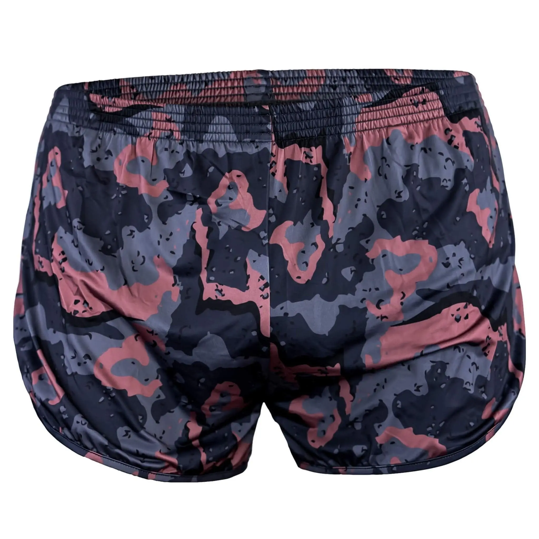 Male Copenhagen Camouflage Ranger Silkies Athletic Fit Active Training Shorts, 2.5 inches