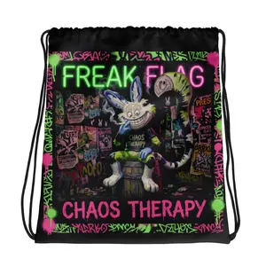 Freak Flag Lil Bastard Drawstring bag
