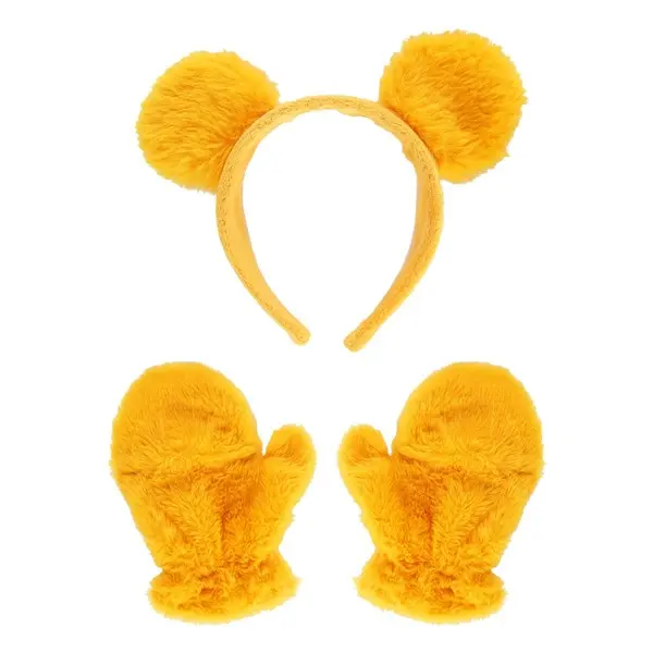 Disney Winnie the Pooh Premium Pooh Accessory Kit, Elastic Wrist Band, Headbands