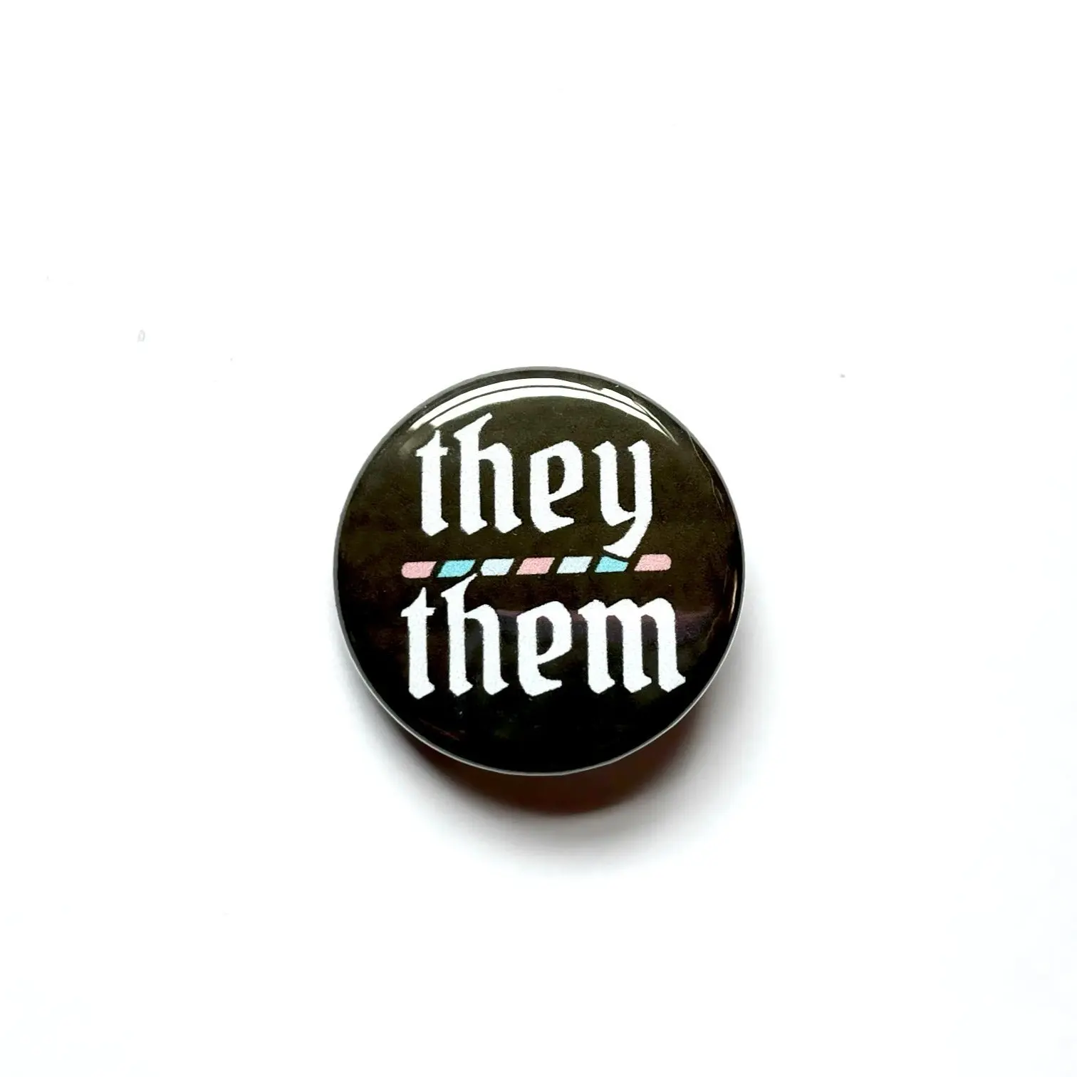 1.25” Trans Pride Pronoun Buttons