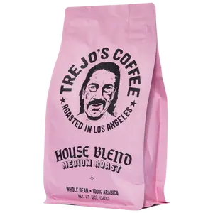 Trejo's House Blend Whole Bean Coffee - Medium Roast Beverage