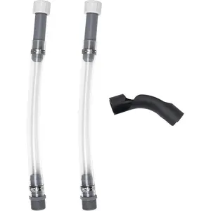 2 PCS Fits VP Racing Fuel Jug Hose with 1 PCS Hose Bender Gas Can Hoses Suitable for 3/5/5.5 Gallon VP Fuel Jugs Racing Gas Can Spout Replacement fathersdaygift