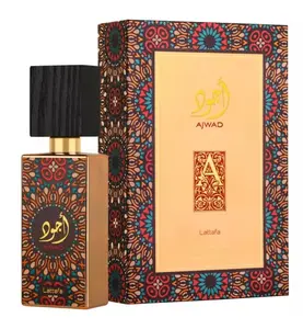 Lattafa Ajwad Unisex Eau de Parfum, 2.04 oz Single Item, Fruity Rose and Vanilla Fragrance