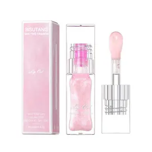 Temperature Changing Lip Oil, Moisturizing EasyColoring Lip Gloss, Non-stick Cup Lip Glaze forWomen