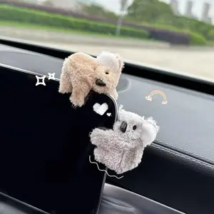 Cute Koala Bear Design Car Interior Decoration, Car Center Console Ornament, Car Rearview Mirror Decorative Pendant, Car Interior Accessories