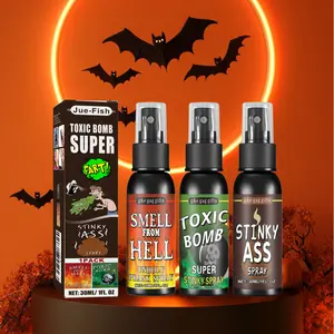 Halloween Prank Spray Bomb, Stinky Gas Cannon Toy, Practical Joke Smelly Fart Bomb, Solid Form Fun Gag Gift for Halloween Parties, Odors