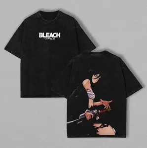 Kuchiki Rukia BLEACH Unisex Oversize Heavyweight Cotton Vintage Tee Gift For Anime Fan  Bleach T Shirt