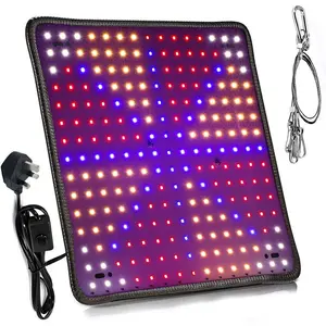Full Spectrum LED Plant Grow Light 225LEDs 1500W Ultra-Thin Hanging Lamp for Indoor Garden Vegetables Flowers Fast Growth Energy Saving