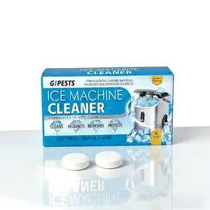 6-Piece Ice Maker Cleaner and Descaler with Newly Packaged Upgraded Formula, Safe All-Purpose Cleaners for Household Ice Makers and Coffee Equipment, Removes Scale and Stains