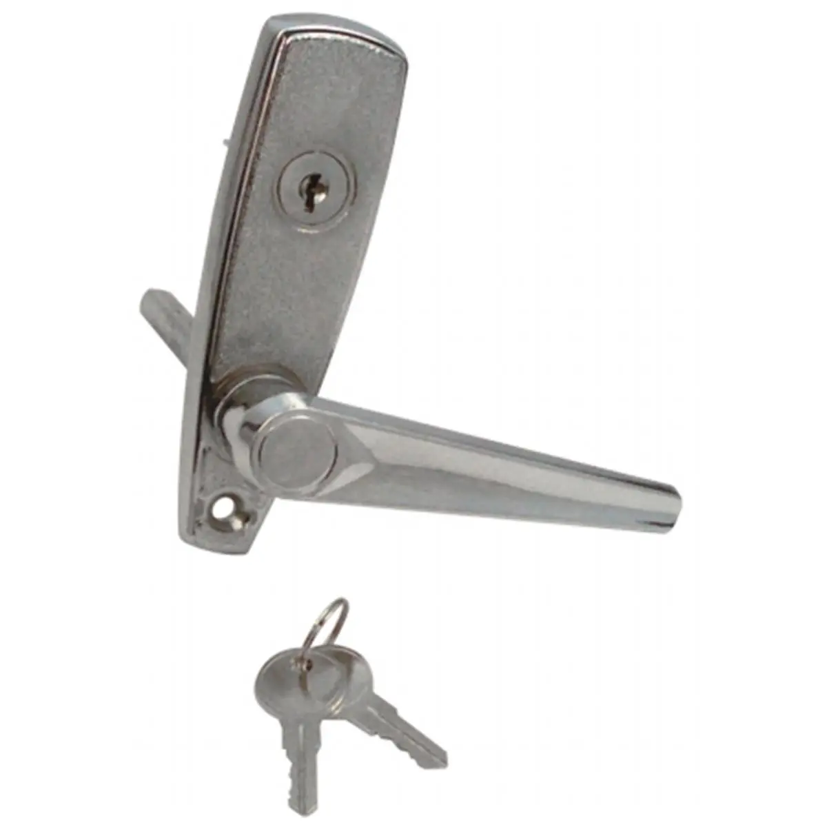 212 MAIN GD52147 T-Handle Security Lock Assembly - Keyed Cylinder, Chrome Finish for Cycling, Leisure Equipment