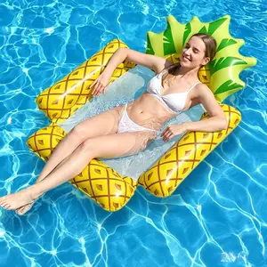 Inflatable Pool Float for Adult, 4-Tube Stable Pool Hammock Lounger, Summer Float Chair for Pool, Lake, Beach & Vacation