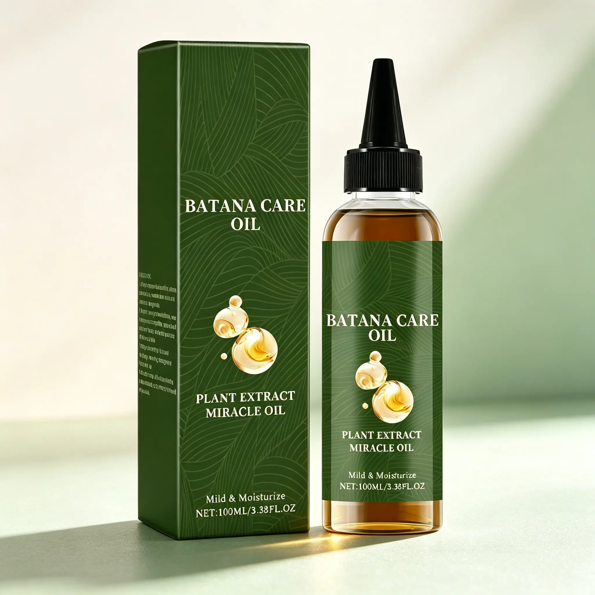 Batana Care Oil – 100% Plant Extract Miracle Oil, Mild & Moisturizing Hair Treatment for Dry, Damaged Hair 100ml