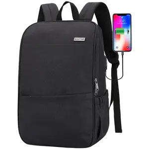 Laptop Backpack with USB Charging Port - 15.6 Inch College School Backpack, Water Resistant Work Bag for Nursing, Travel & Carry-On Essentials