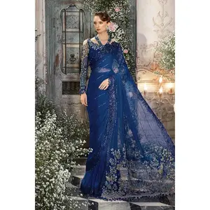 Navy Blue Ready to Wear Saree