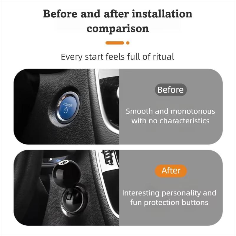 One-Click Start Rocker Modification, Fun Car Engine Start Lever Stick, Easy Installation Car Interior Decor Accessory, Universal Car Start Button Decor Gadget for Car Enthusiasts & Styling Lovers