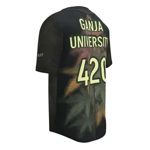 NUFF Smoke: Ganja University Baseball Jersey